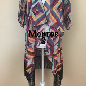 LuLaRoe Monroe Cover Up/Kimono brand new with tags